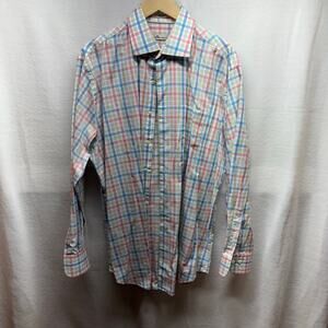 Peter‎ Millar Plaid Button Down Shirt - Size XL - Great!